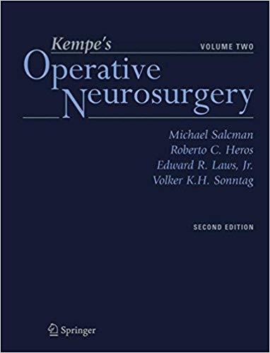 Kempe’s Operative Neurosurgery - Kempe Cẩm nang Phẫu thuật thần kinh