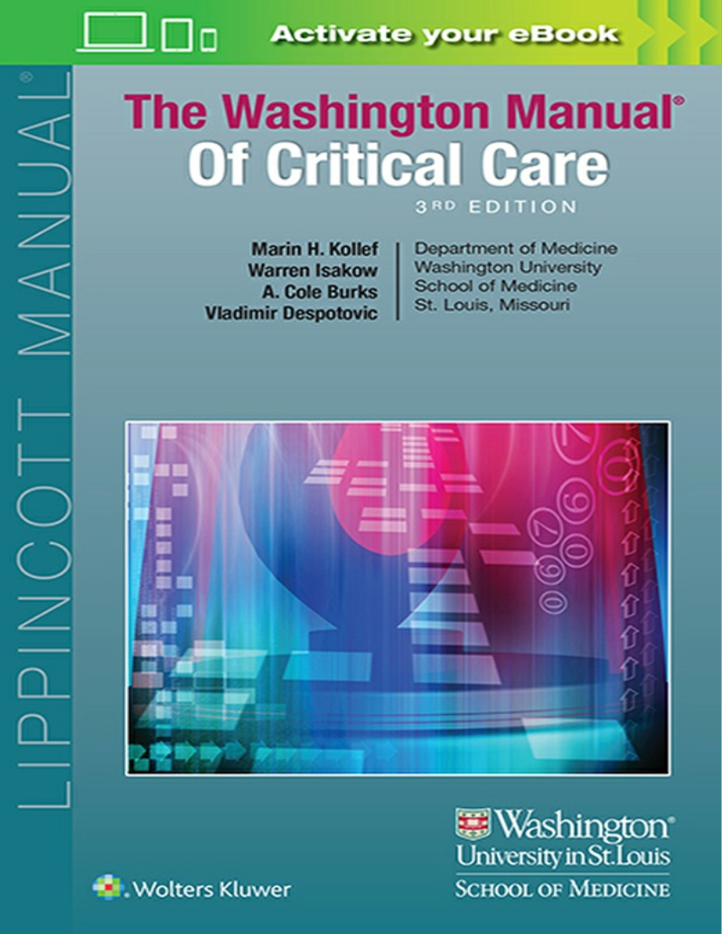 The Washington Manual Of Critical Care