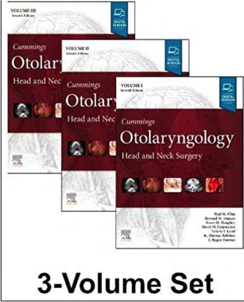 Cummings Otolaryngology: Head And Neck Surgery, 3-Volume Set 7th Edition